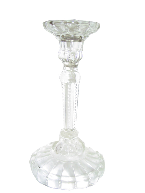 Victorian Style Glass Candlestick